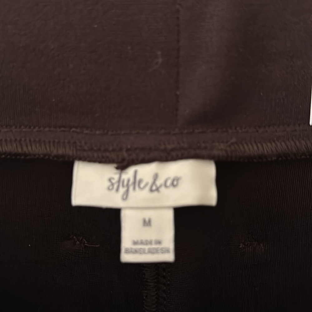 Style & Company -New With Tags brown leggings - Picture 7 of 10